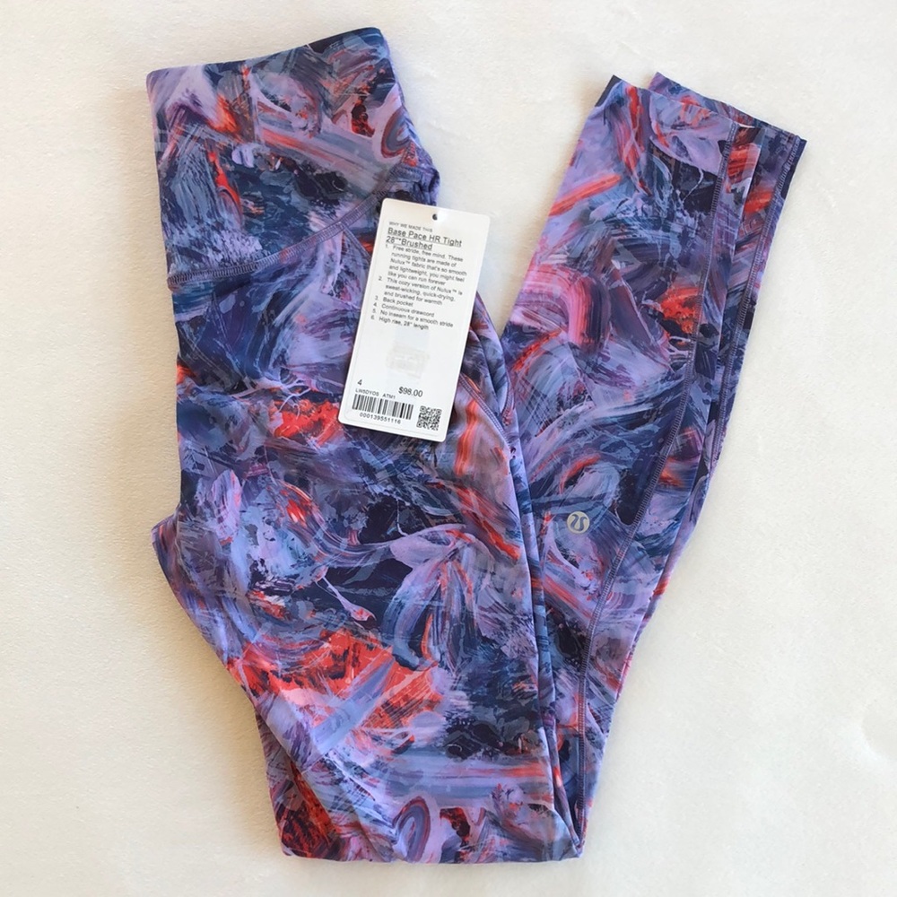 NWT Lululemon Base Pace Tight 28” *Brushed